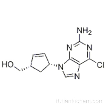 2-ciclopentene-1-metanolo, 4- (2-ammino-6-cloro-9H-purin-9-il) -, (57193125,1S, 4R) CAS 136522-33-3